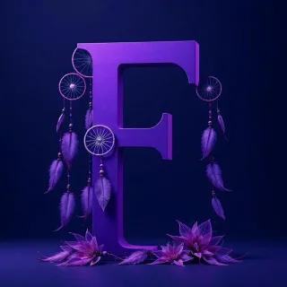 Dream catcher — litera F