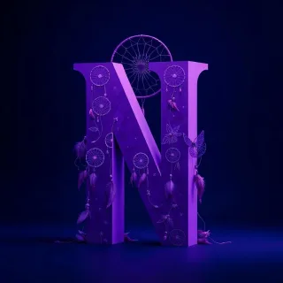 Dream catcher — litera N