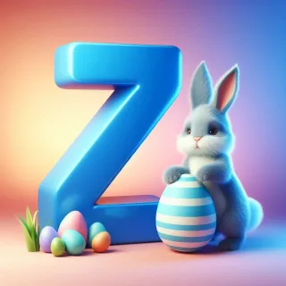Easter bunny — litera Z