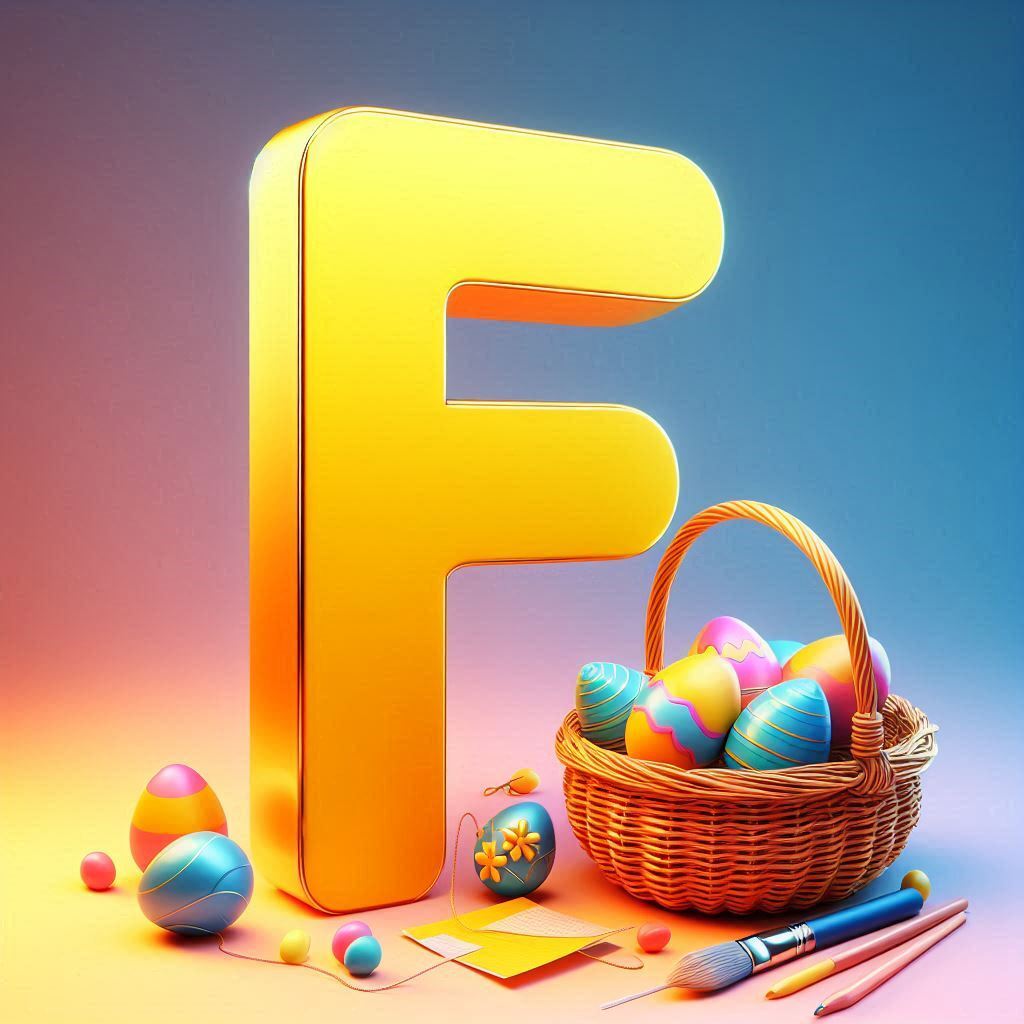 Easter eggs — litera F