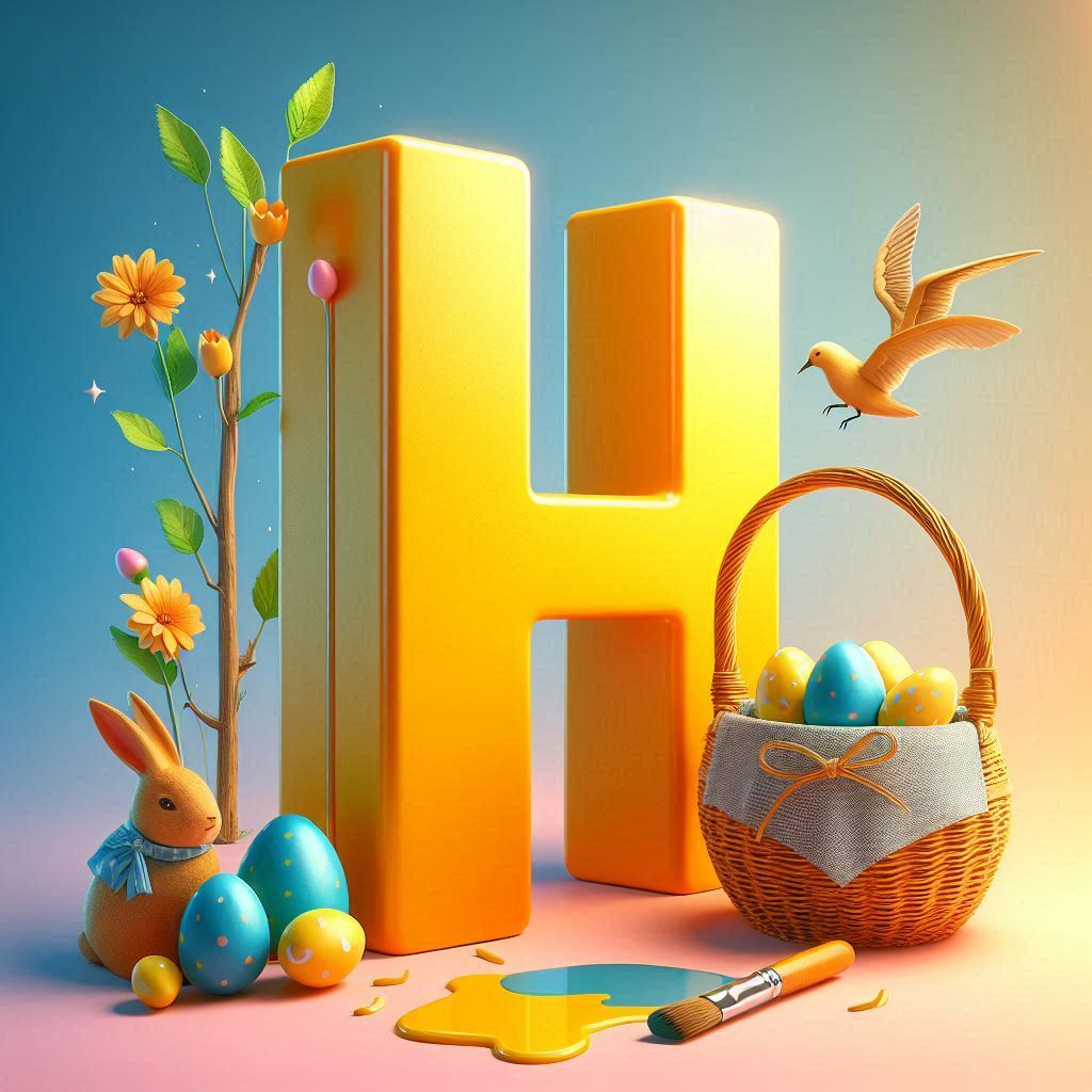 Easter eggs — litera H