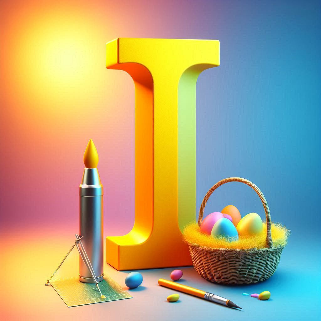 Easter eggs — litera I