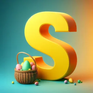 Easter eggs — litera S