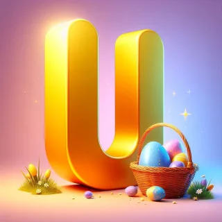 Easter eggs — litera U