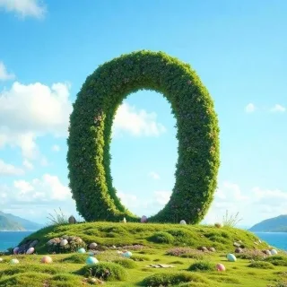 Easter island — litera O