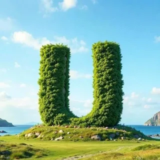 Easter island — litera U