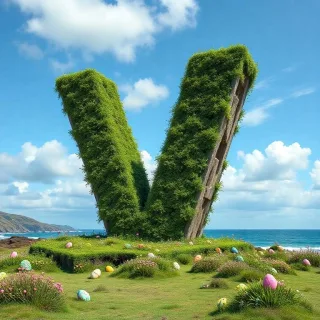 Easter island — litera V