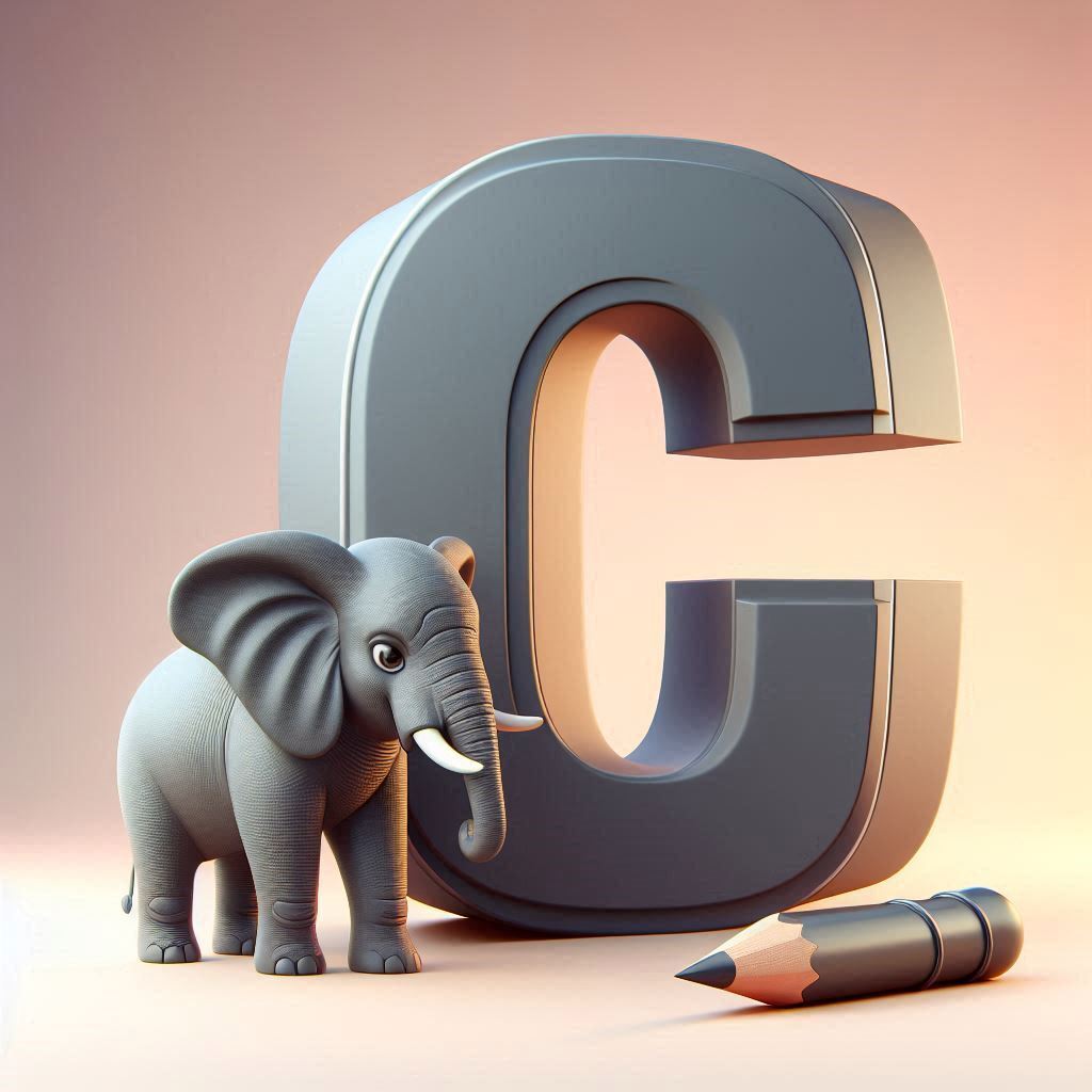Elephant 2 — litera C (wariant 2)