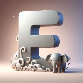 Elephant 2 — litera E
