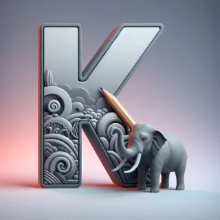 Elephant 2 — litera K