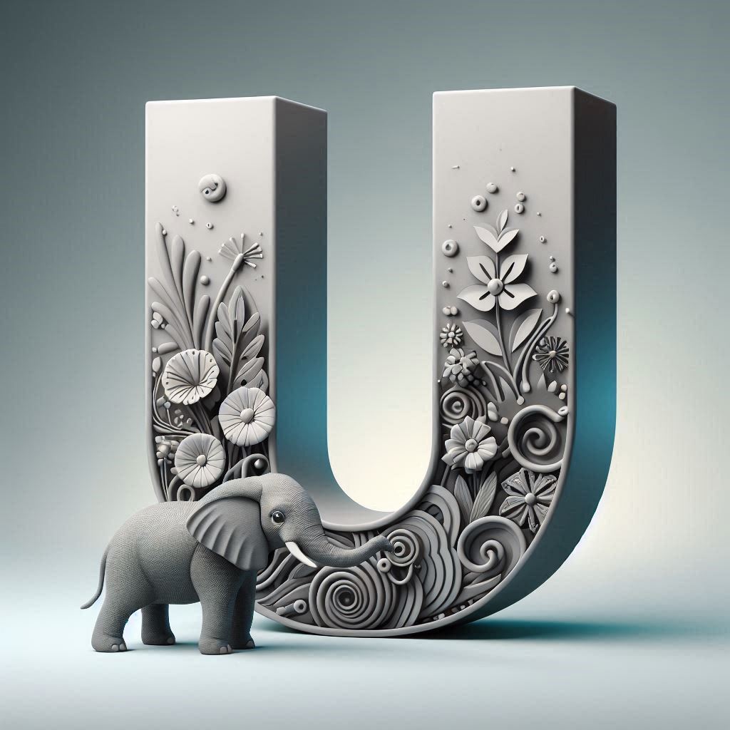 Elephant 2 — litera U (wariant 2)