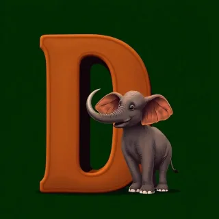 Elephant — litera D