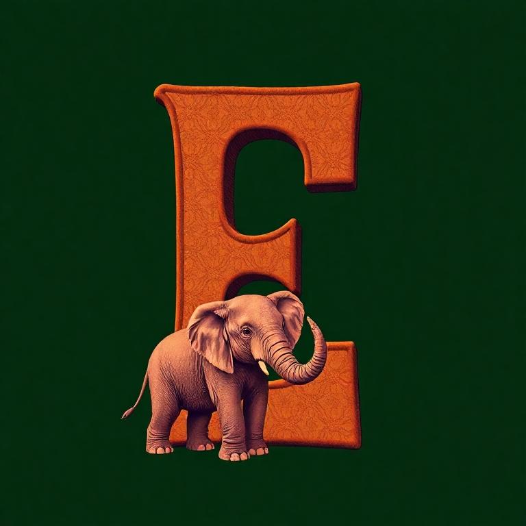 Elephant — litera E