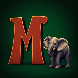 Elephant — litera M