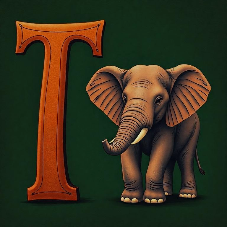 Elephant — litera T