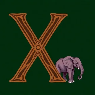 Elephant — litera X