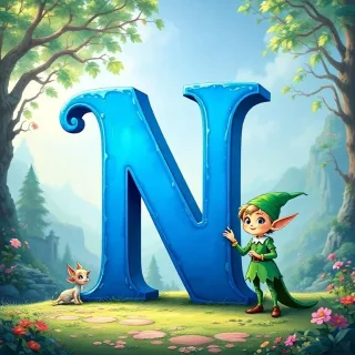 Elf — litera N