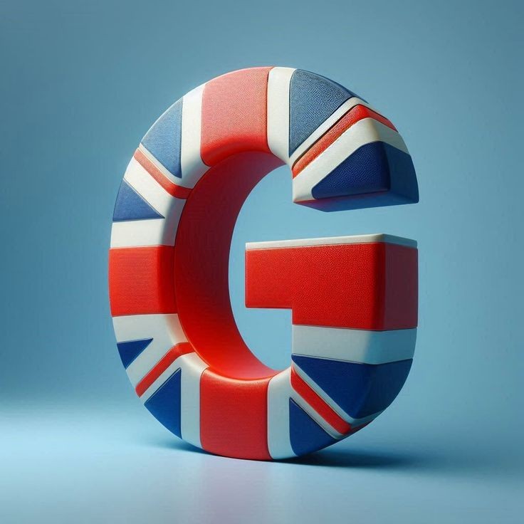 English flag — litera G