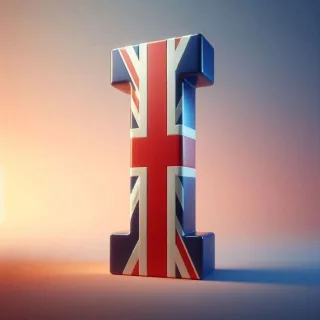 English flag — litera I