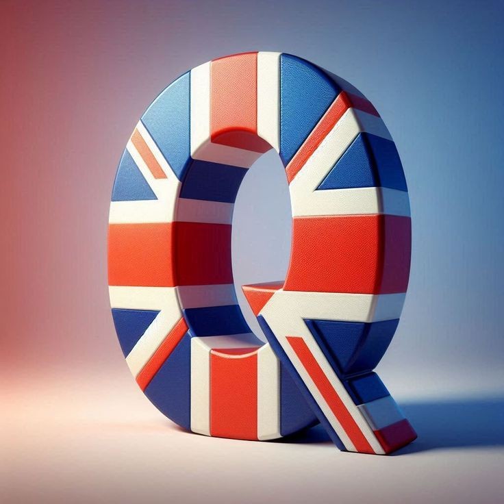 English flag — litera Q