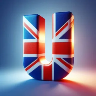 English flag — litera U