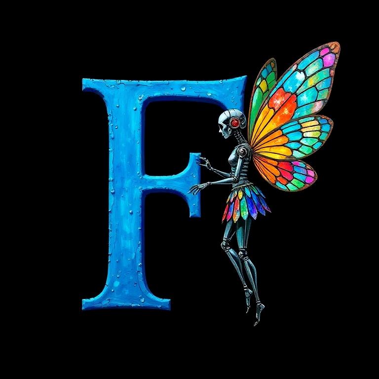 Fairy robot 2 — litera F