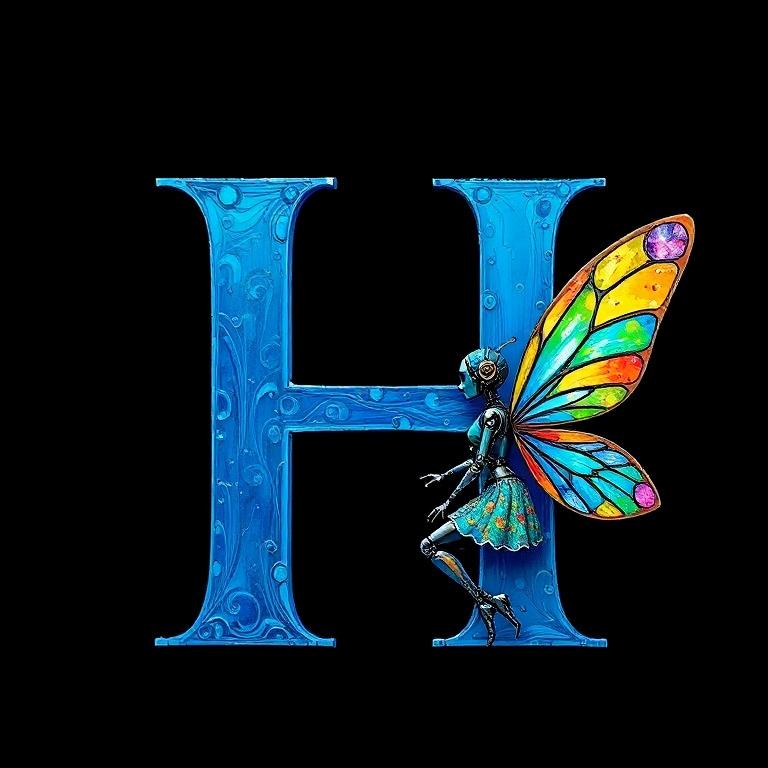 Fairy robot 2 — litera H