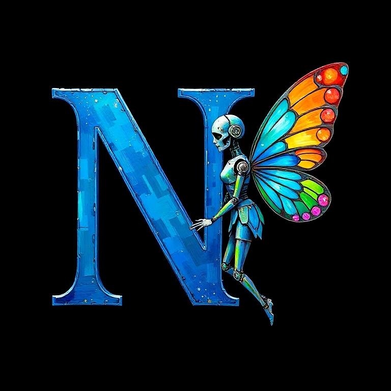Fairy robot 2 — litera N