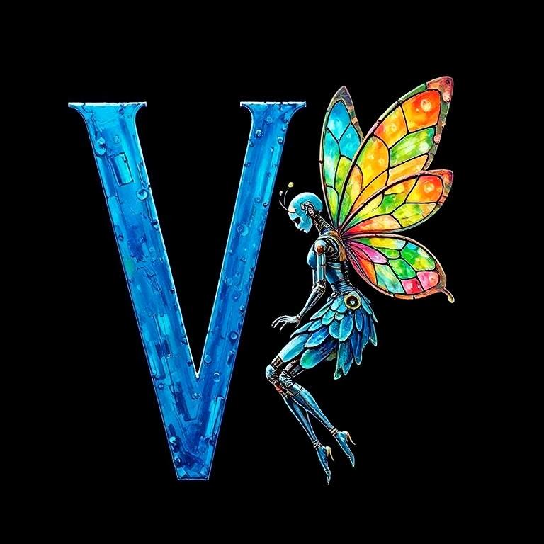 Fairy robot 2 — litera V