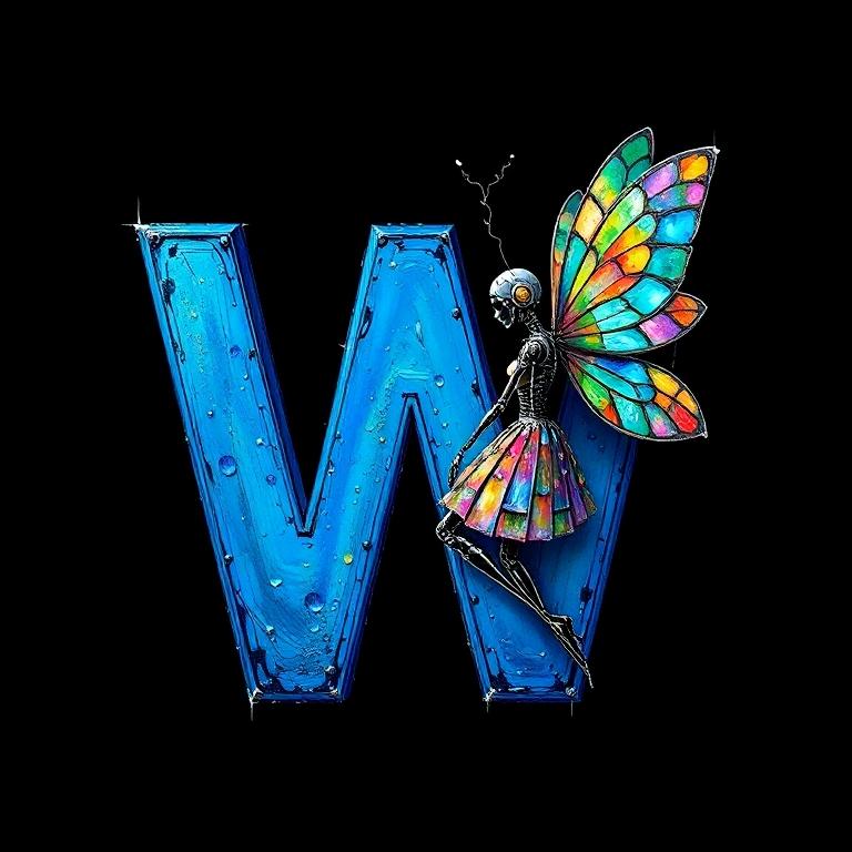 Fairy robot 2 — litera W