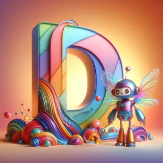 Fairy robot 3 — litera D