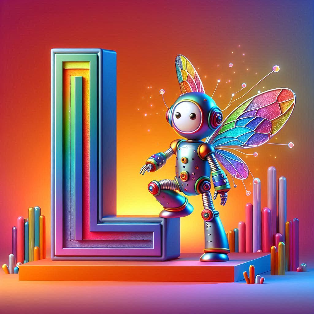 Fairy robot 3 — litera L (wariant 2)