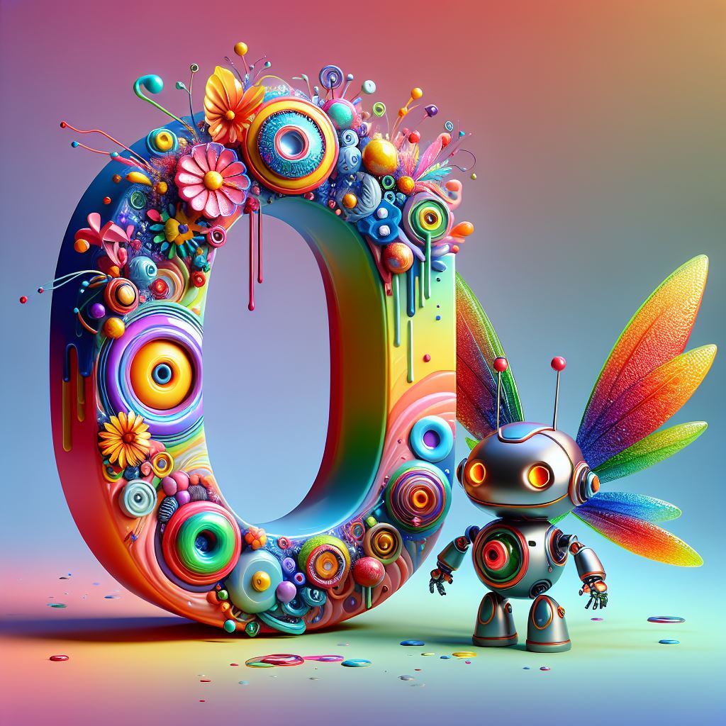 Fairy robot 3 — litera O