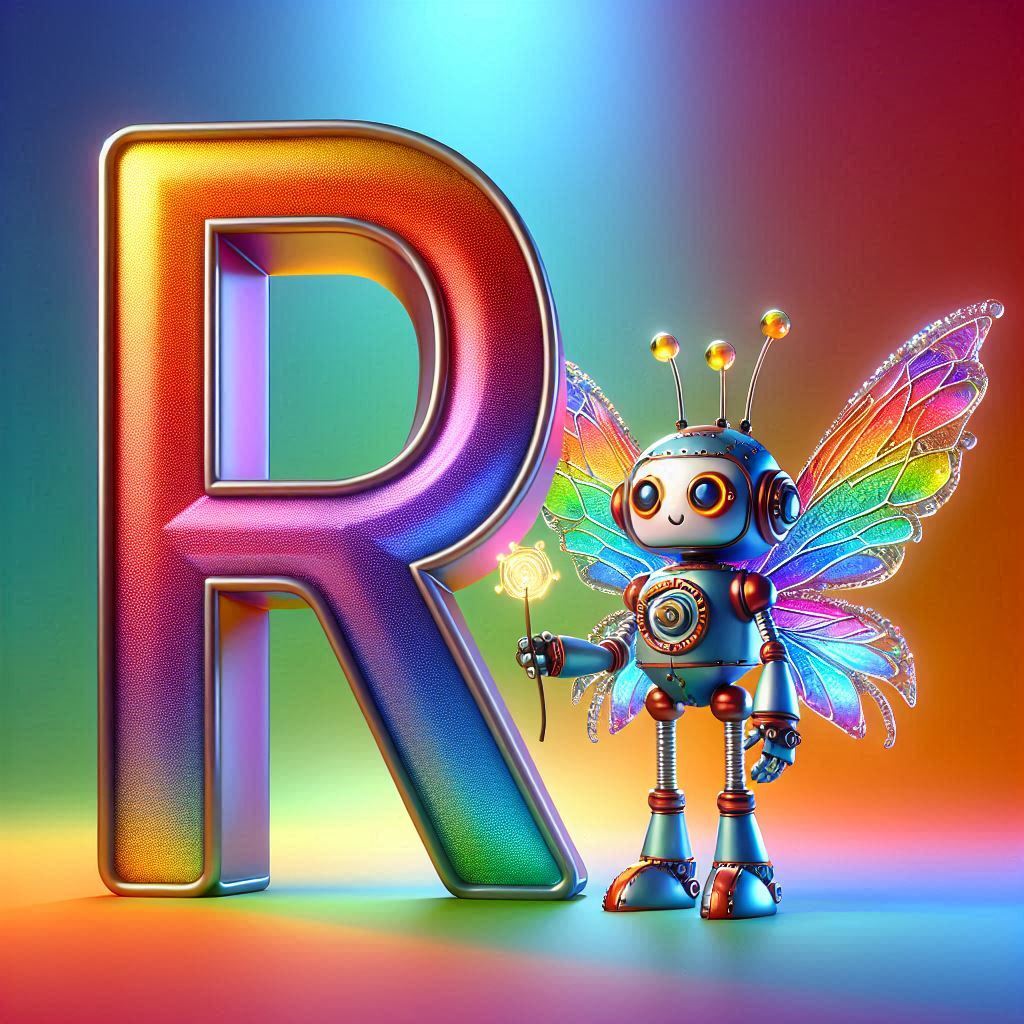 Fairy robot 3 — litera R