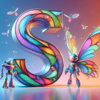 Fairy robot 3 — litera S (wariant 2)