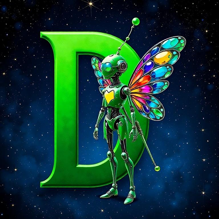 Fairy robot — litera D