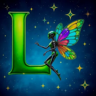 Fairy robot — litera L