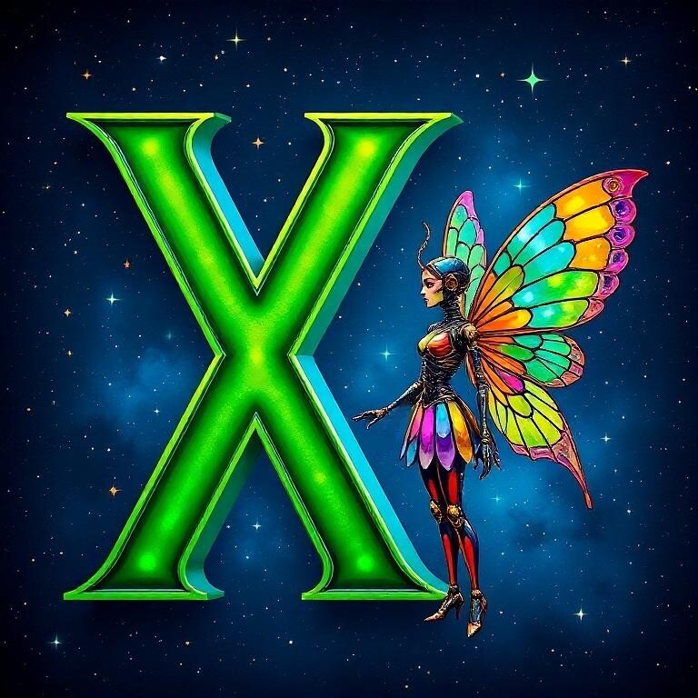 Fairy robot — litera X