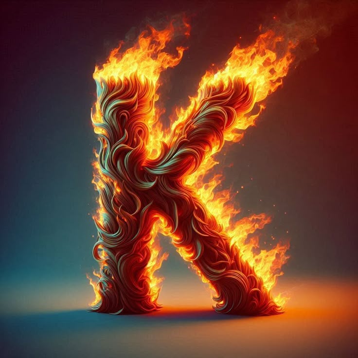 Fire — litera K