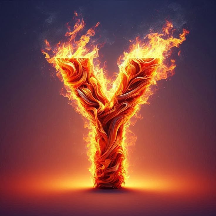 Fire — litera Y (wariant 2)
