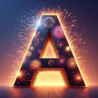 Fireworks 2 — litera A