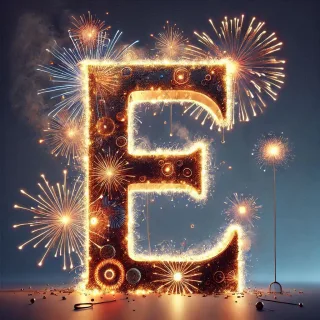 Fireworks 2 — litera E