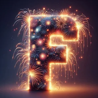 Fireworks 2 — litera F