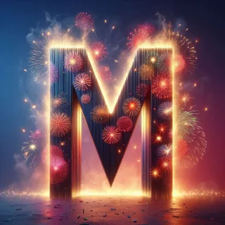 Fireworks 2 — litera M