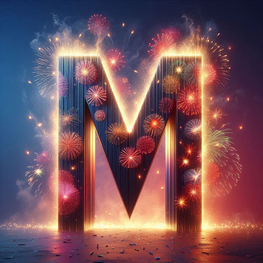 Fireworks 2 — litera M