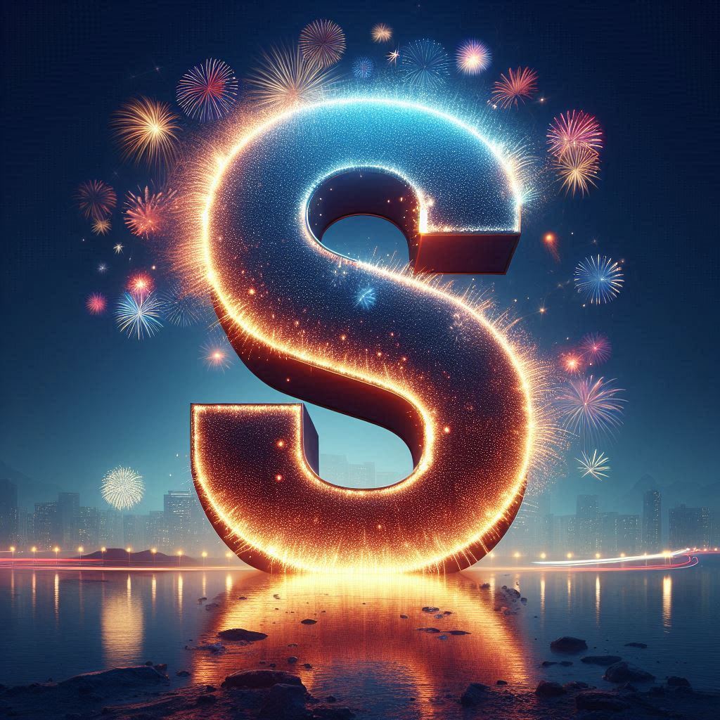 Fireworks 2 — litera S (wariant 2)