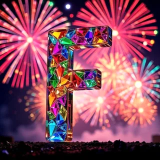 Fireworks — litera F