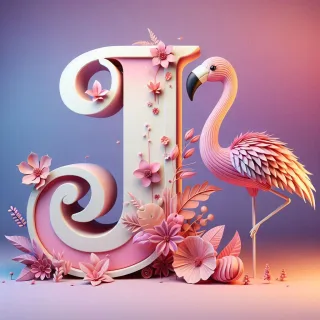 Flamingo — litera J