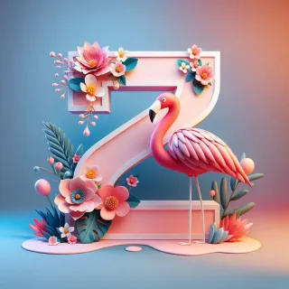 Flamingo — litera Z (wariant 2)