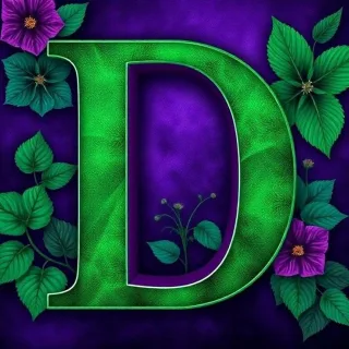 Flowers 2 — litera D